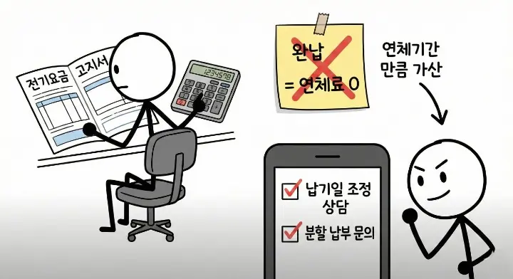 전기요금 연체료 감면 가능할까에 대한 답변 이미지